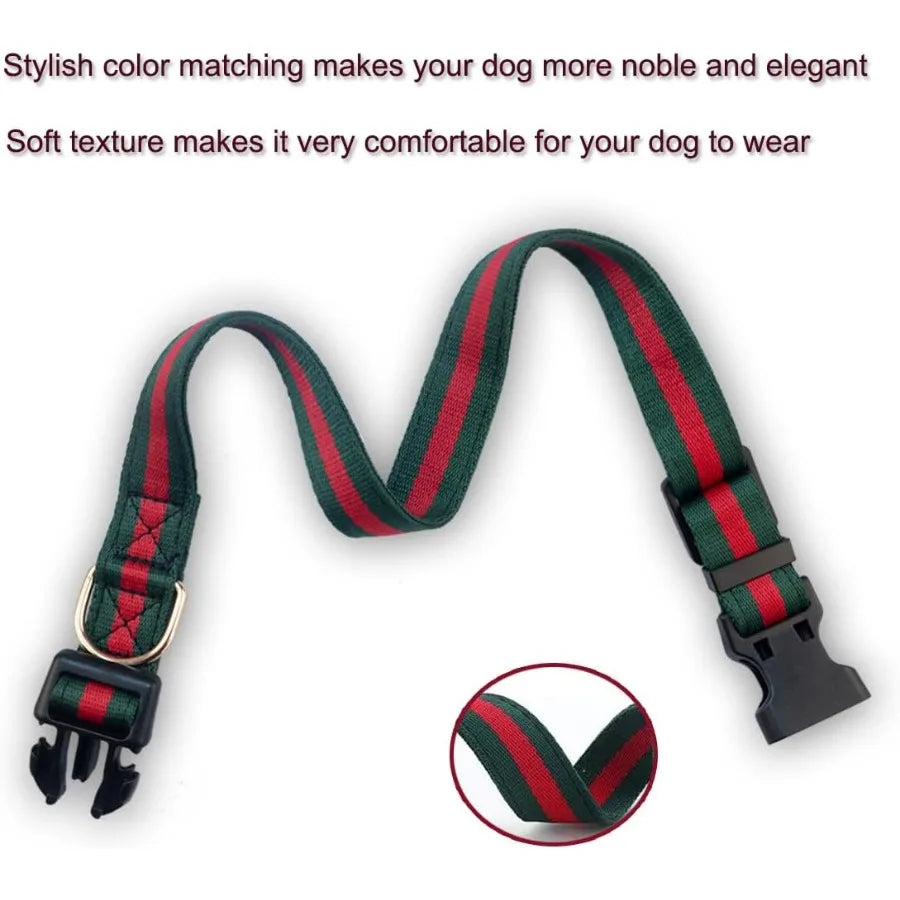 Premium Dog Collar and Leash Set for Small Puppies: SafetyFirst Design with Durable Materials Stylish Fashion Accessory Perfect