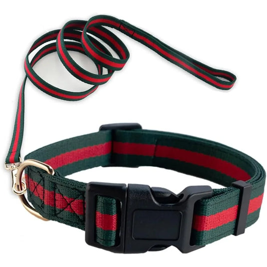 Premium Dog Collar and Leash Set for Small Puppies: SafetyFirst Design with Durable Materials Stylish Fashion Accessory Perfect