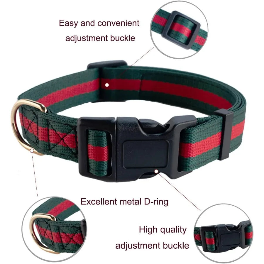 Premium Dog Collar and Leash Set for Small Puppies: SafetyFirst Design with Durable Materials Stylish Fashion Accessory Perfect